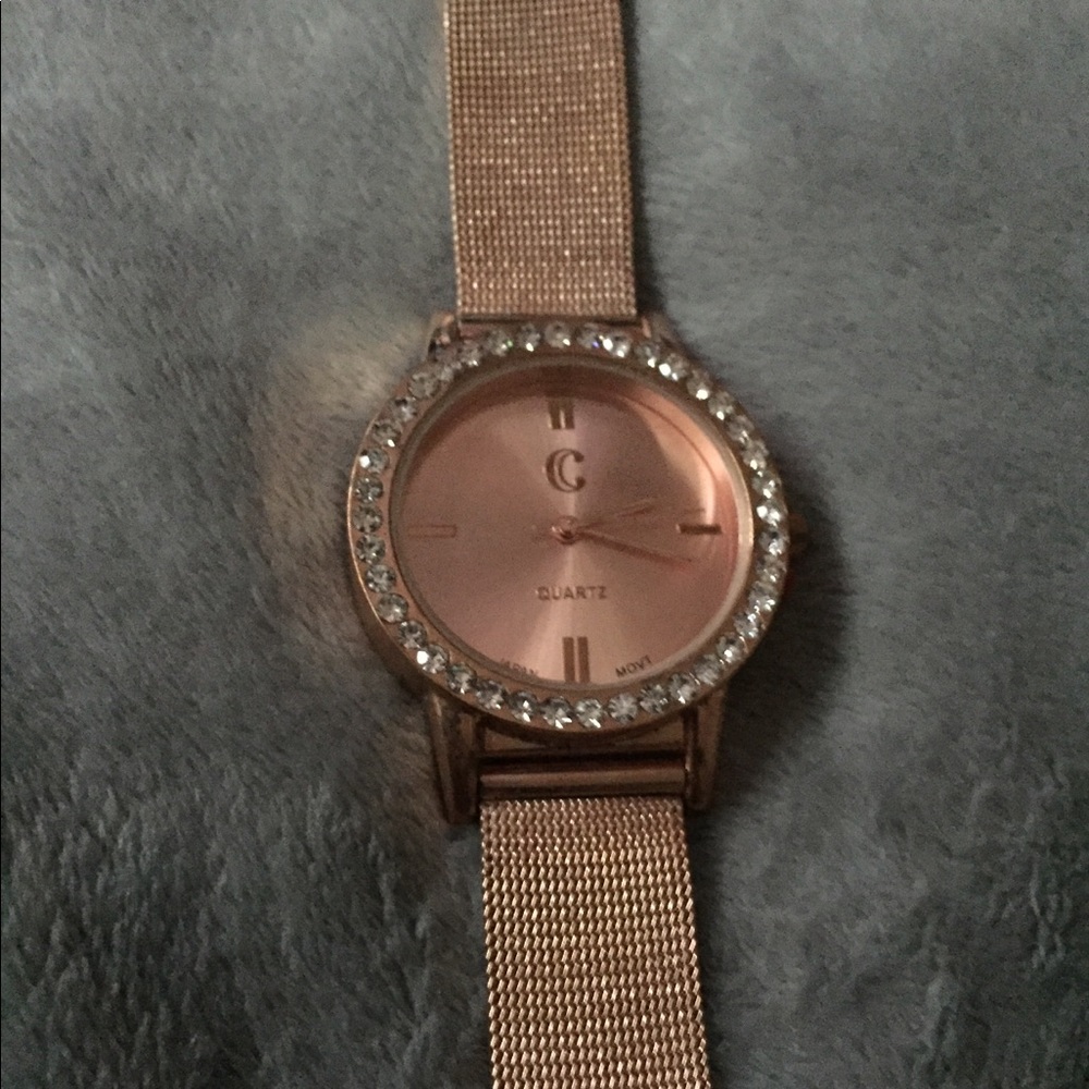 NWT Charming Charlie Rose Gold Ladies Watch